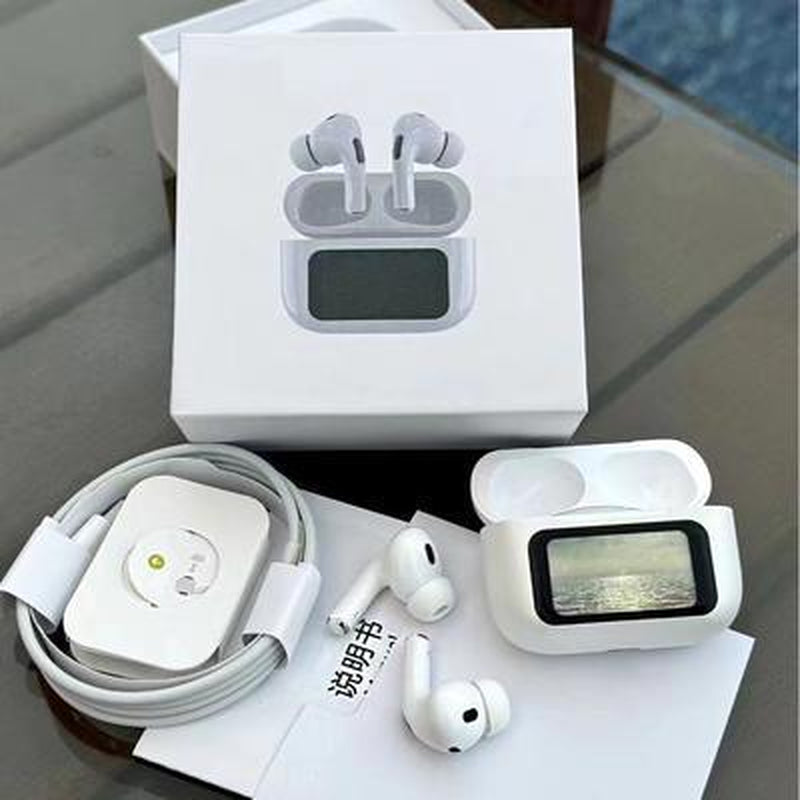 LED Display Noise-Canceling Bluetooth Earbuds